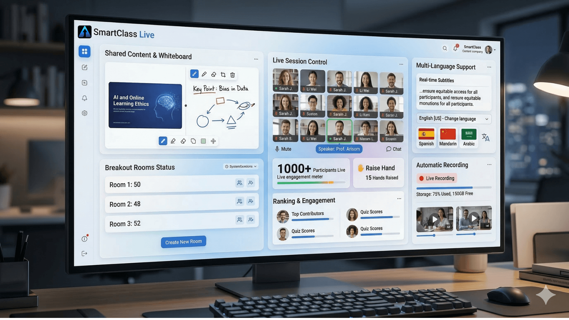 Live Learning Dashboard